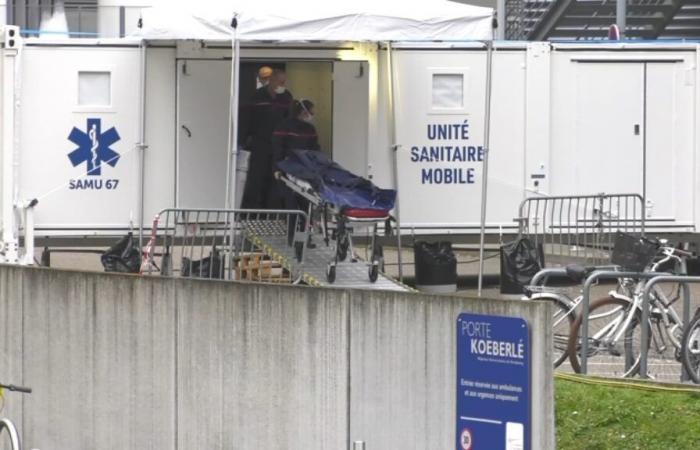 The mobile unit of the New Civil Hospital of Strasbourg will close after a year of service, unions are worried