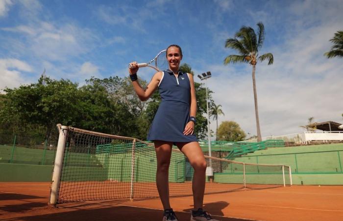 Thirty-year-old and leader of Reunion tennis, Pauline Payet feels fulfilled despite injustices