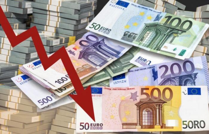 the euro and the dollar fall against the Algerian dinar