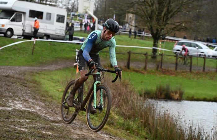 South Gironde – CYCLING — — Joshua Dubau winner of the 46th cyclo-cross of Montbron-Eymouthiers