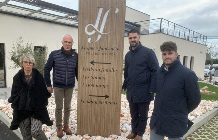 A new funeral space has opened near Saint-Brieuc with a large ceremony room