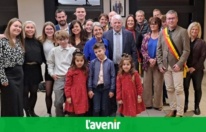 The first golden wedding anniversary of the new mayor of Clavier? Those of his parents: “Thank you Santa Claus for aligning the stars perfectly”