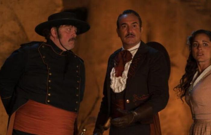 Why is Sergeant Garcia's name never mentioned in the series with Jean Dujardin?