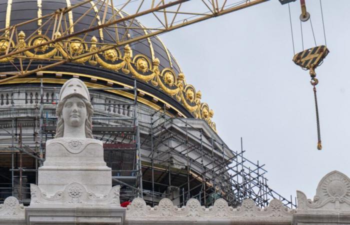 the endless renovation of the Brussels courthouse