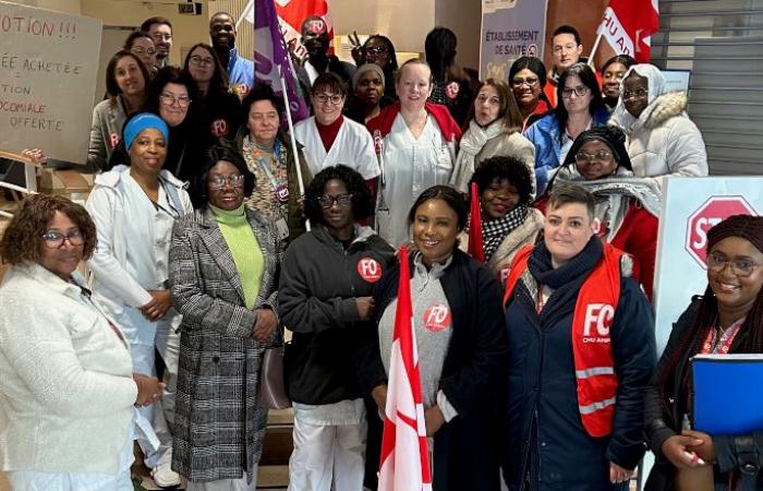 Hospital service workers continue to mobilize at Angers University Hospital