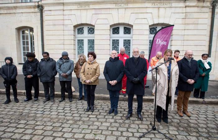 DIJON: A minute of silence in tribute to the victims of Cyclone Chido in Mayotte