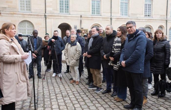 DIJON: A minute of silence in tribute to the victims of Cyclone Chido in Mayotte