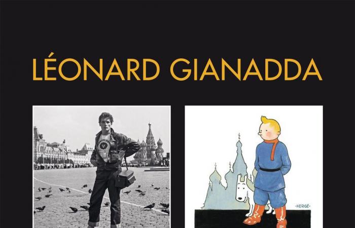 Leonard Gianadda in his footsteps, and those of Tintin