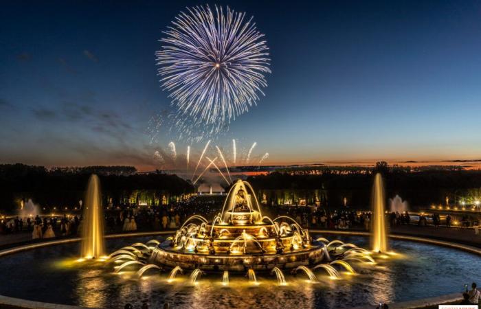 July 14: fireworks at the Château de Versailles, National Day 2025 at the Grandes Eaux Nocturnes