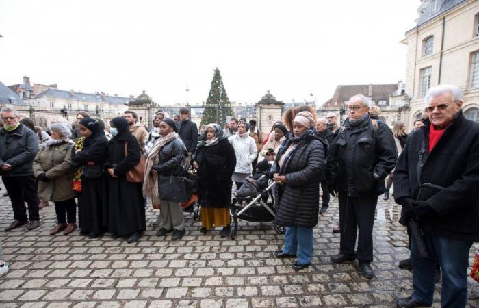 DIJON: A minute of silence in tribute to the victims of Cyclone Chido in Mayotte