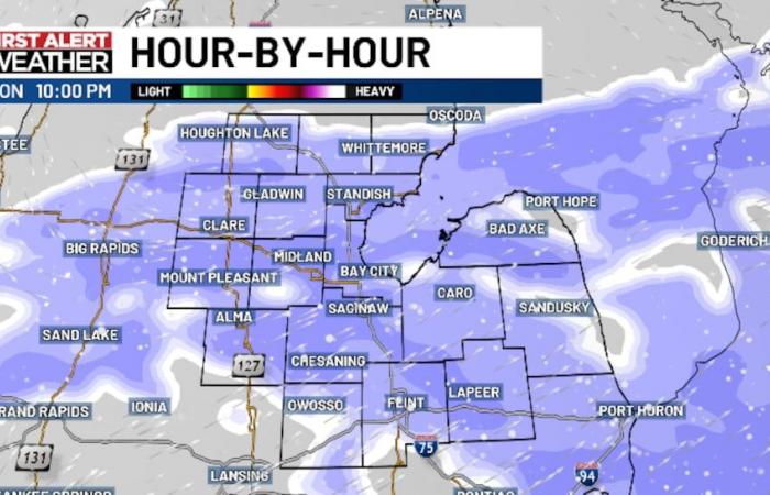 Snow returns Monday, advisories issued for parts of Mid-Michigan