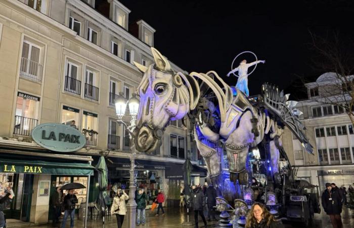 VIDEOS. A giant horse in parade, 15,000 people gathered in Beauvais before Christmas