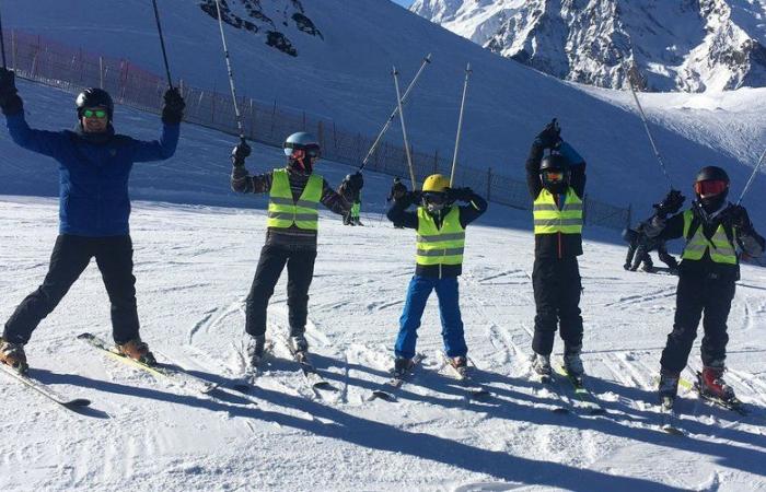 Colomiers. Columérin ski club: a day on the slopes