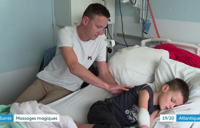 These caregivers are training in magical massages, a fun activity to soothe hospitalized children