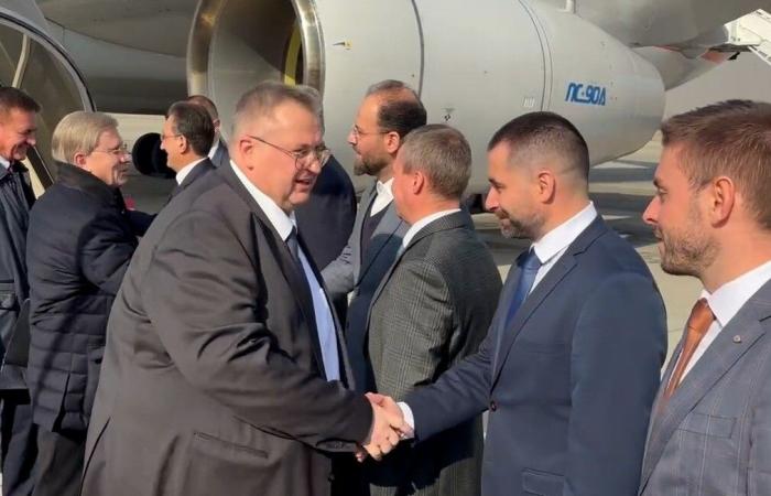 Russian Federation delegation headed by Savelyev and Overchuk arrived in Tehran