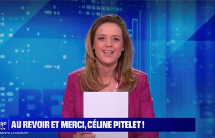 Céline Pitelet bids farewell to BFMTV with emotion