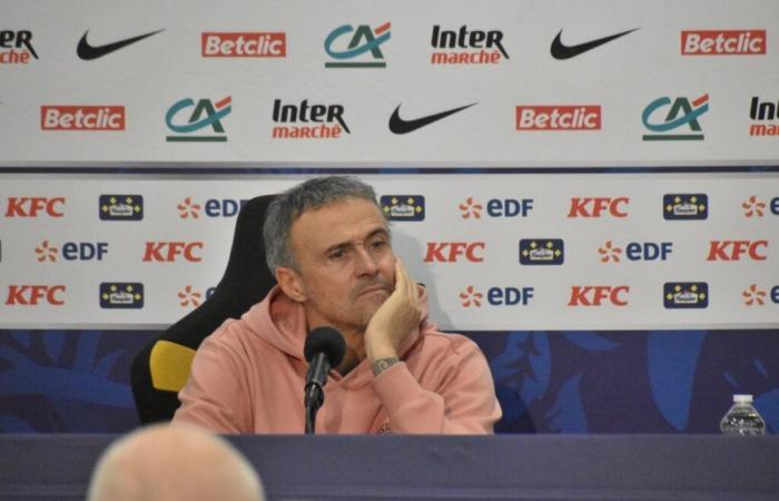 Luis Enrique: “Not always normal to play this kind of team from the 32nd finals”