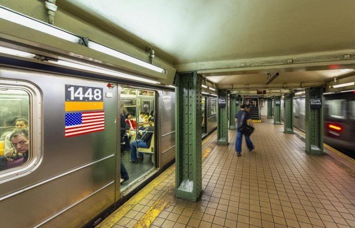 A man sets a passenger on fire in the middle of the subway before calmly sitting on the platform while she burns to death