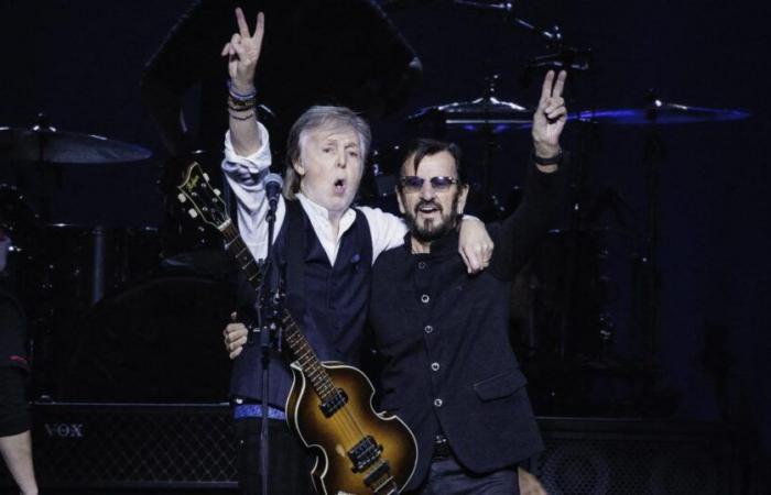 Ringo Starr and McCartney reunited on stage in London