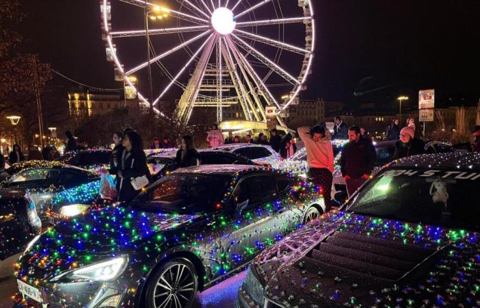 these amazing looking cars surprised passers-by in Bellecour