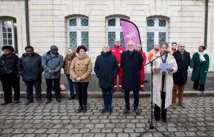 DIJON: A minute of silence in tribute to the victims of Cyclone Chido in Mayotte