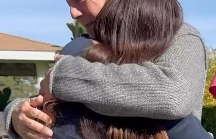 In video, Scout, one of Bruce Willis' daughters, shares a tender embrace with her father