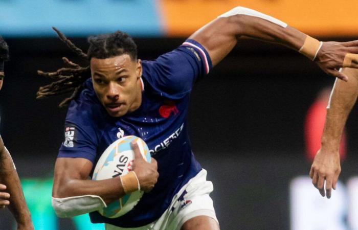 One of the players on the French rugby sevens team is the son of a well-known singer