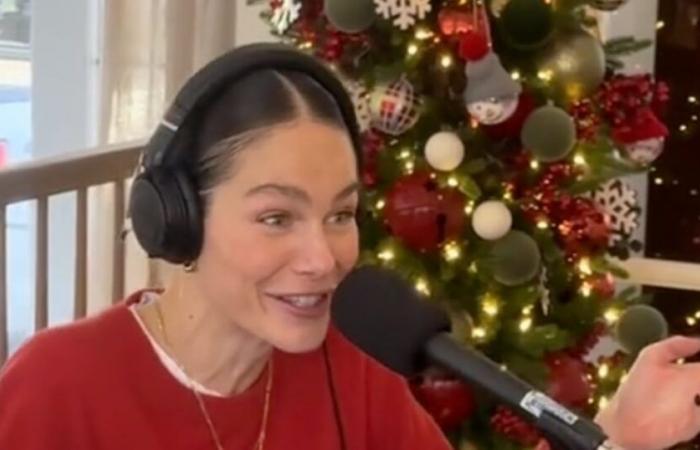 Maripier Morin can't believe what her boyfriend just said live on the radio