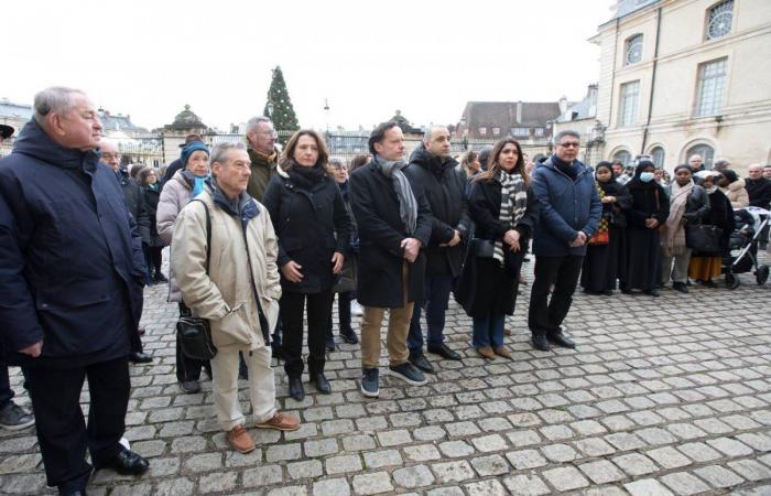 DIJON: A minute of silence in tribute to the victims of Cyclone Chido in Mayotte