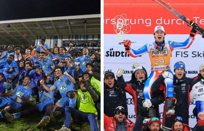 Surprising little thumbs up in the Coupe de France and in alpine skiing… The sports recap of the weekend