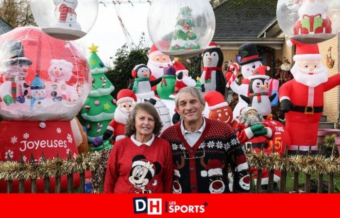 Christmas madness just a stone's throw from the Ring: after Halloween, Marie-Jeanne and Alain go all out on winter decorations, “we do it for the love of Christmas”