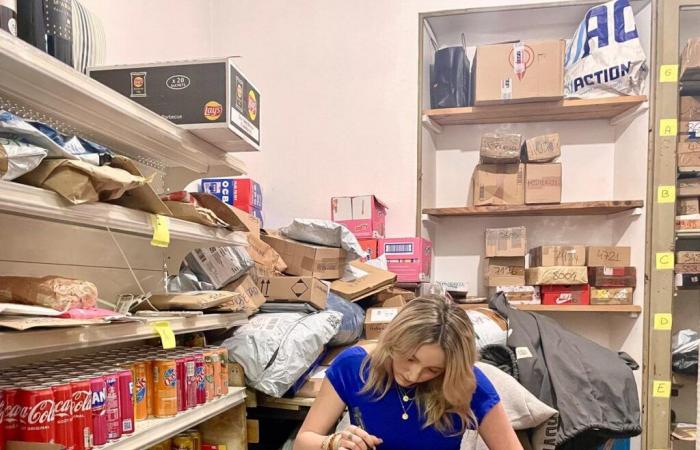 how Périgueux merchants manage the influx of packages before the holidays