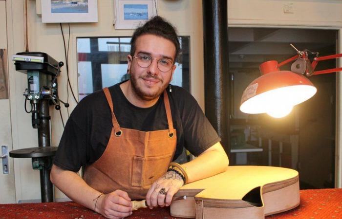 The Sète luthier Maïk Chaland-Berthier crosses artistic disciplines to design his guitars