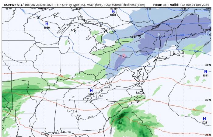 December 23 Winter Weather Advisory For Christmas Eve Morning Ice