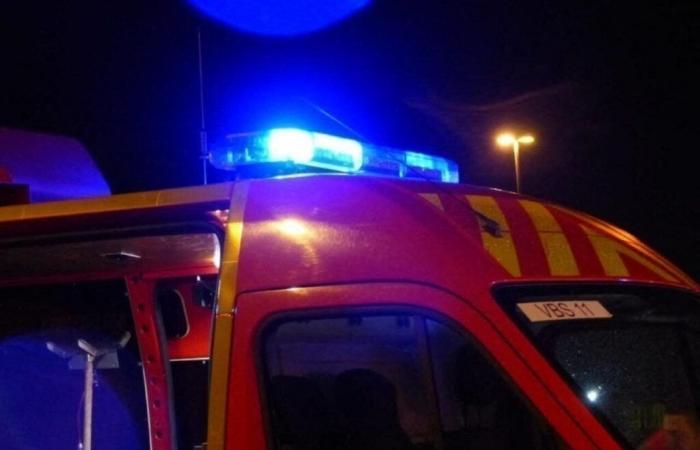 hit by a truck, a motorist dies on the A5