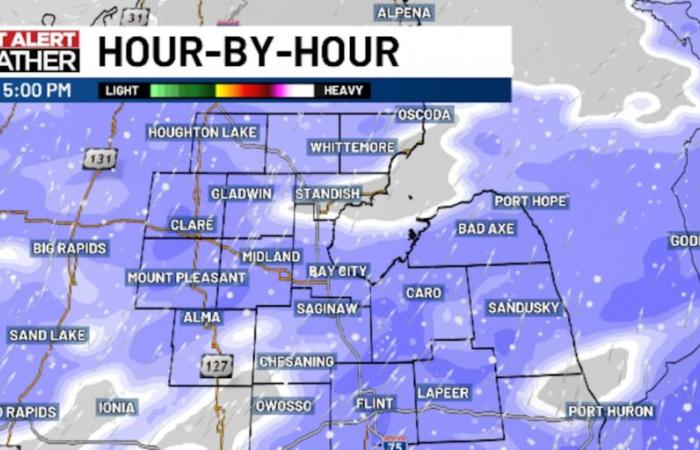 Snow returns Monday, advisories issued for parts of Mid-Michigan