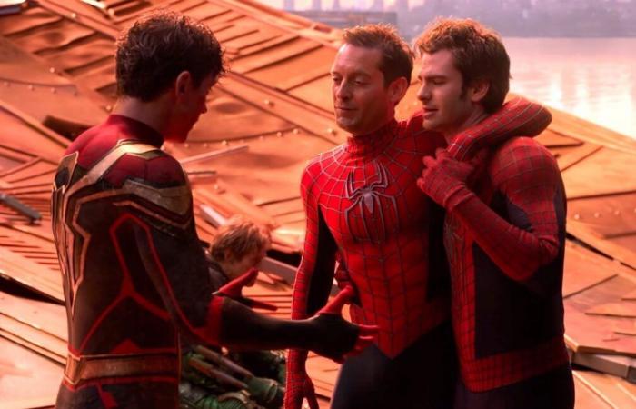 Andrew Garfield and Tobey Maguire, also in Spider-Man 4