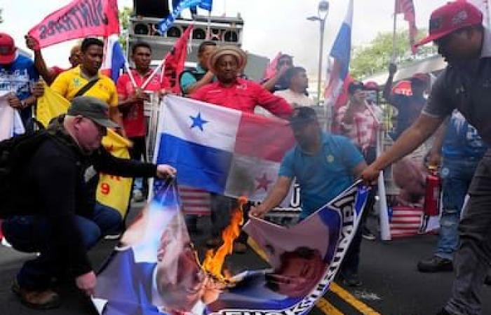 “Hands off the canal”: demonstration against Trump in Panama