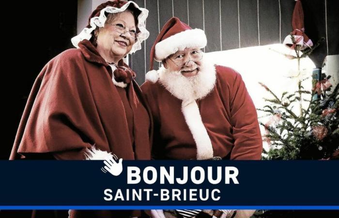 Santa Claus is from here, the mist too and happy birthday Miossec: Hello Saint-Brieuc!