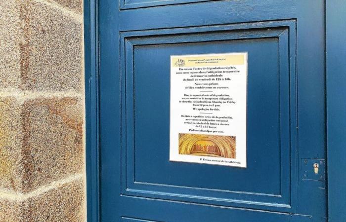 “There is too much incivility”: faced with damage, Rennes Cathedral closes its doors to the public for part of the day