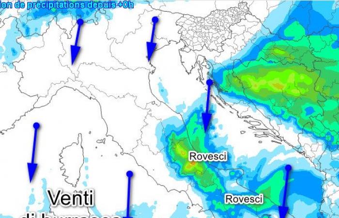 BAD WEATHER on the 24th and CHRISTMAS: the areas affected by SNOW