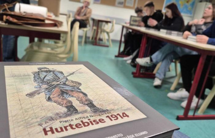 In the footsteps of Captain Nougarède at the Chemin des Dames: the middle school students of Noyon are releasing a book