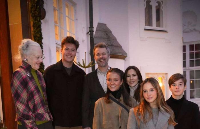 The Danish royal family shares their Christmas reunion with Queen Margrethe at Marselisborg Castle