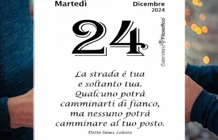 Tuesday 24 December 2022: it happened today, birthdays, saint and proverb of the day