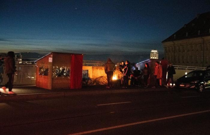 Lausanne: the solidarity fire on the Bessières bridge can continue to shine