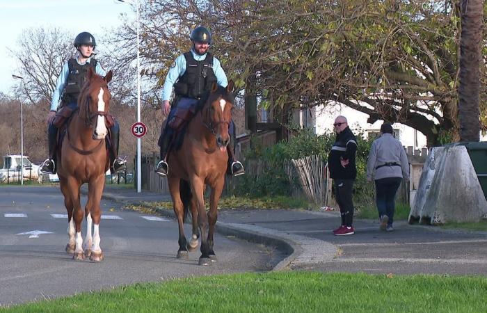 these gendarmes track fires and missing people on horseback