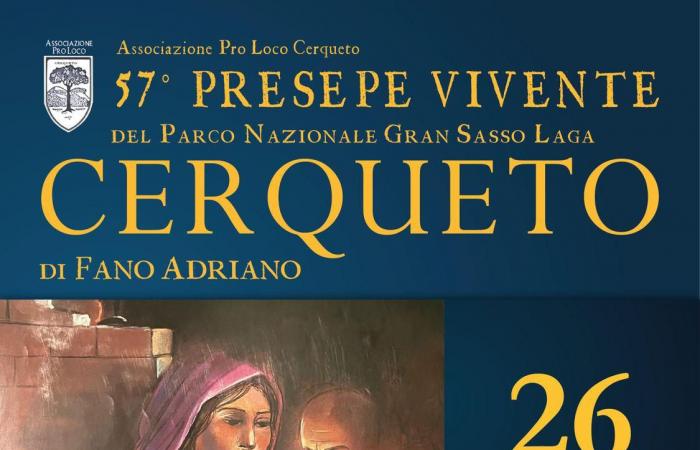 Living nativity scene in Cerqueto di Fano Adriano with the painting by Melarangelo – ekuonews.it