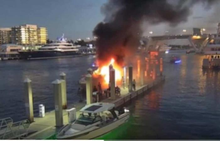 Florida: one dead and five injured after small boat explodes in marina