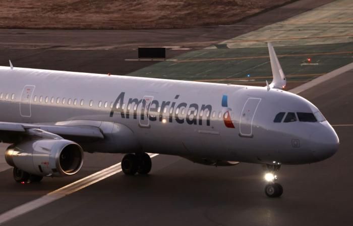 American Airlines restarts after a suspension of all flights