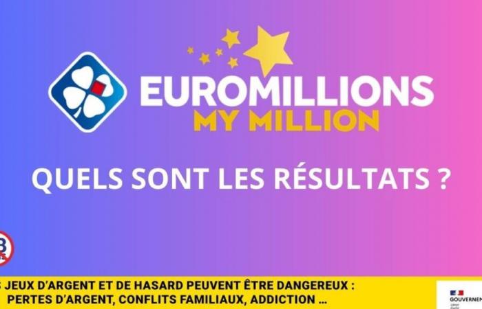 The FDJ EuroMillions results for Tuesday December 24, 2024